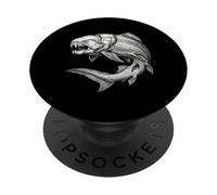 Dunkleosteus Fossile Paléontologie Poisson blindé Dévonien PopSockets PopGrip Adhésif