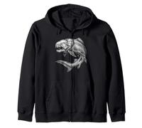 Dunkleosteus Fossile Paléontologie Poisson blindé Dévonien Sweat à Capuche