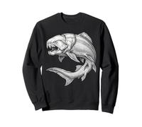 Dunkleosteus Fossile Paléontologie Poisson blindé Dévonien Sweatshirt