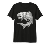 Dunkleosteus Fossile Paléontologie Poisson blindé Dévonien T-Shirt Haut de Gamme