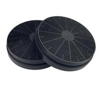 Dunkwckore 2x Filtre Hotte Aspirante, Ø175 Mm Filtre Charbon Hotte, Filtre à Charbon Actif Hotte Aspirante, Filtrant Odeurs Extracteur de Cuisine Recyclage Air de Remplacement pour Klarstein