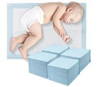 Dunkwckore Lot de 100 Alese Jetable Bebe, 33 × 45cm Matelas à Langer pour Bébé, Tapis de Change Respirantes, Ultra Doux, Anti-Fuite, à Absorption Rapide et Imperméables pour Table à Langer et Lit Bébé