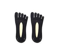 DUnLap Chaussette Homme Fashion Summer Thin Toe Chaussettes Chaussons Femmes Lady Invisible Silicone Silicone Anti-Drapeau Cinq doigts Chaussettes Chaussettes À Orteils (Size : Black)