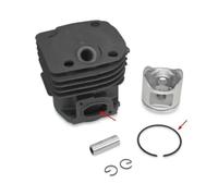 DUNLAP KIT CYLINDRE 365XP 48MM ADMISSION RONDE OU CARRÉE for ENSEMBLE DE CLIPS DE GOUPILLE DE SEGMENT DE PISTON DE TRONÇONNEUSE 365 371 372 503691073(Square Intake 1 Ring)