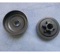 DUNLAP Pignon droit T425 OD 57MM adapté for T-425 et plus MINI tronçonneuses tambour d'embrayage livraison gratuite (Color : Pitch 0.375 Inch 6T)