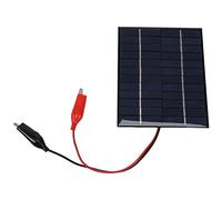 Dunlea Panneau Solaire éTanche 5W 12V ExtéRieur Bricolage Chargeur de Cellules Solaires Panneaux éPoxy Polysilicium 136X110MM pour Outil de Batterie 9-12V