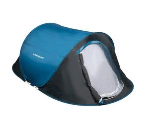 DUNLOP 1 Personne Pop-up Tente Camping Outdoor, Bleu/Gris, 220 x 120 x 90 cm