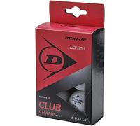 Dunlop 40+ Club Champ 6 Balle de Tennis Adulte Unisexe, White, Taille Unique