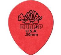 Dunlop 413R50 - Médiator Tortex Teardrop, à l'unité, red, 0.50 mm