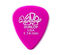 Jim Dunlop Médiators Delrin 500 1,14 pour guitare Lot de 72 Rose