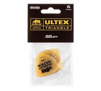 Jim Dunlop Pack de 6 médiators 426P88 Ultex Triangle Players 0,88 mm