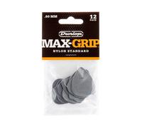 Jim Dunlop Médiators Adu 449P060 Standard MAX-grip 0,60 mm Sachet de 12