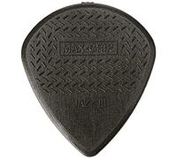Dunlop 471P3C - sachet de 6 médiators - Max grip jazz III carbon fiber