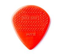 Dunlop 471P3N Médiators Max Grip Jazz III nylon sachet de 6