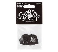 Jim Dunlop Médiators Tortex Pitch Black Jazz III 482P50 0,50 mm sachet de 12
