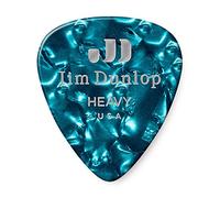 Dunlop 483 Picks GENUINE CELLULOID CLASSIC turquoise, Heavy