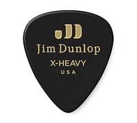 Dunlop 483 Plektren GENUINE CELLULOID CLASSIC black extra heavy