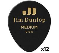 Picks Jim Black Teardrop Medium Sachet de 12 Médiators