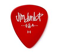 Jim Dunlop Médiators 486PK-H Gels lourds rouges 12 pièces