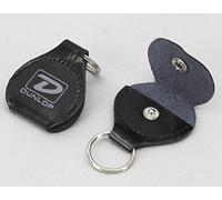 Dunlop 5201 Picker's Pouch Pick Holder Keychain, Logo silver