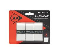 DUNLOP 613269 U-Sweat Tennis Overgrip White 3 Adulte Unisexe, Blanc, Taille Unique