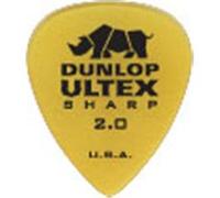 Jim Dunlop Médiators Ultex Sharp 433R200 – 2 mm – Sachet de 72