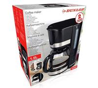 Dunlop 871125207796 Machine à café 1.5 Litre, 900W