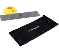 Dunlop 8711252139364 Kit d'obstacles Unisexe 16 pièces pour la Coordination, la rapidité et la Tenue avec Sac de Rangement Gris