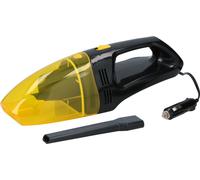 Dunlop Aspirateur à Main Voiture 12 Volts Mini Aspirateur - 60 Watt - Noir/Jaune