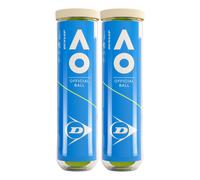 Dunlop Tb Australian Open 2x4 Pet Cartonette Tenis Balls Box 9 x 8 Balls