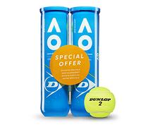 2 Tubes de 4 Balles de Tennis Dunlop Australian Open