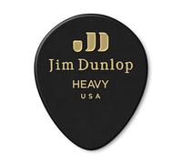 Médiators - Jim Dunlop Black Teardrop Heavy Sachet de 12