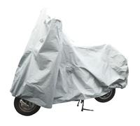 Dunlop Bâche Moto et Scooter Universelle - Housse Étanche Avec Protection Pour Pare-Brise - Extérieur - 246 x 104 x 127 cm - Plastique - Gris
