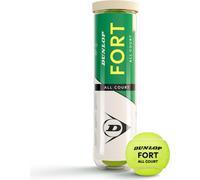 DUNLOP Balle de tennis Fort All Court TS - pour terre battue, dur et gazon (4 balles)