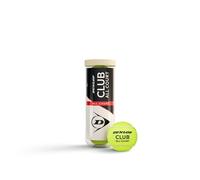 DUNLOP Balles de Tennis Club All Court | Homologuée ITF | Gazon | Dur | Terre | Noyau caoutchouc | Feutre aiguilleté | Rebond fiable | Durable pour loisir