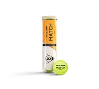 Dunlop Balles de Tennis Match Pro, 4 balles