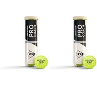 Dunlop Balles de Tennis Pro Coach, 4 balles
