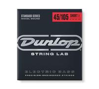 Dunlop Bass Nickel Wound DBN45105S Jeu de cordes basses 4 cordes moyen .045 - .105 Pouces échelle courte