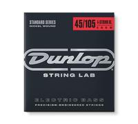 Dunlop Bass Nickel Wound DBN45105XL Jeu de cordes basses 4 cordes moyen .045-.105 Extra Longue Echelle