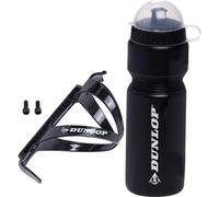 Dunlop Bicycle Bidon 750ml mit Korb Schwarz