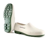 Dunlop Bottes en Caoutchouc Chaussure Blanc Imperméable Facile-Sur Huile
