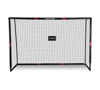 Dunlop Cage de Foot - But de Foot Enfant 300 x 200 x 120 cm - Kit Entrainement Football pour Enfants et Adultes - Cage Foot Exterieur et Interieur - Montage Rapide - Noir/Jaune