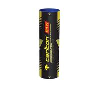Dunlop Carlton Premium Volants de Badminton F1 TI Jaune - Rouge, Rapide (78 Grains), pour Les Joueurs de Tournoi et de Club (boîte de 1x6)