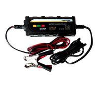 DUNLOP Chargeur de Batterie Intelligent 6/12V avec 5 niveaux Temoin LED - Voiture et Moto 304