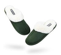DUNLOP Chaussons Femme Chauds, Pantoufles Femme Hiver Fourrure
