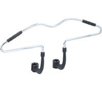 Dunlop cintre pour appuie-tête de voiture Chrome Facile à fixer 42,5 x 3 x 14,3 CM Chrome Argent