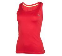 Dunlop Club Line Crew Tee Femme Rouge FR : S (Taille Fabricant : S)