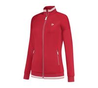 DUNLOP CLUB VESTE DE TENNIS POUR FEMME, Rouge, XXL