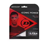 Dunlop Corde de Squash Iconic Power, Ensemble 18 g, 1,10 mm, 10 m