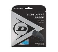 Dunlop Corde de Tennis Dunlop Explosive Speed, Ensemble 16 g, 1,30 mm, 12 m, Bleu
